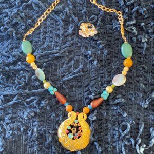 Faux Custom Jewelry, Gold with Gemstones